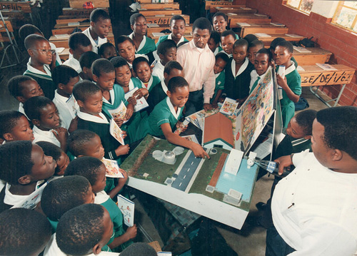 Water Education in schools: Photograph courtesy of eThekwini Water and Sanitation